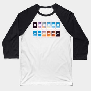 Texting pattern Baseball T-Shirt